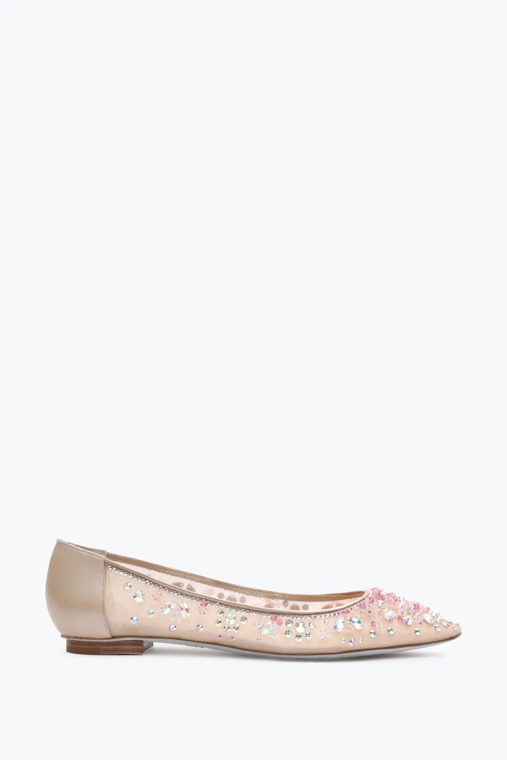 Per Le Invitate|Per Le Damigelle^Rene Caovilla Ballerina Cinderella Champagne 10 ROSA
