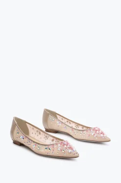 Per Le Invitate|Per Le Damigelle^Rene Caovilla Ballerina Cinderella Champagne 10 ROSA