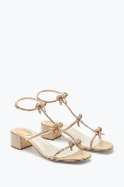 Per Le Invitate|Sandali^Rene Caovilla Caterina Sandalo Con Cristalli 40 Beige