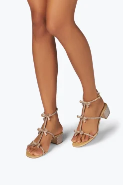 Per Le Invitate|Sandali^Rene Caovilla Caterina Sandalo Con Cristalli 40 Beige