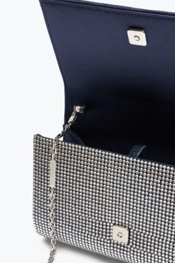 Clutch|Clutch^Rene Caovilla Clutch Aida Con Cristalli All-Over Blu