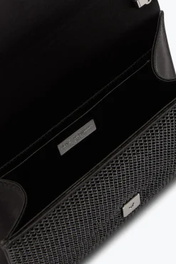 Clutch|Clutch^Rene Caovilla Clutch Aida Nera Con Cristalli All-Over Nero