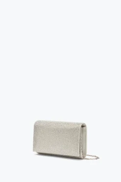 Clutch|Clutch^Rene Caovilla Clutch Gioiello Argento Aida Grigio