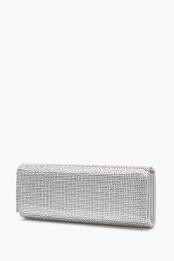 Clutch|Clutch^Rene Caovilla Clutch Zafira Con Cristalli All-Over Argento