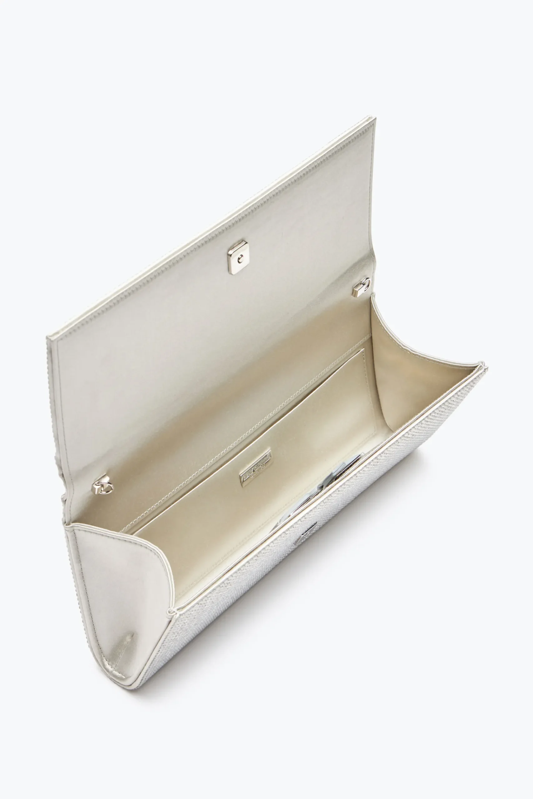 Clutch|Clutch^Rene Caovilla Clutch Zafira Con Cristalli All-Over Argento