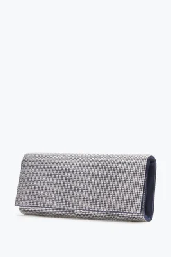 Clutch|Clutch^Rene Caovilla Clutch Zafira Con Cristalli All-Over Blu