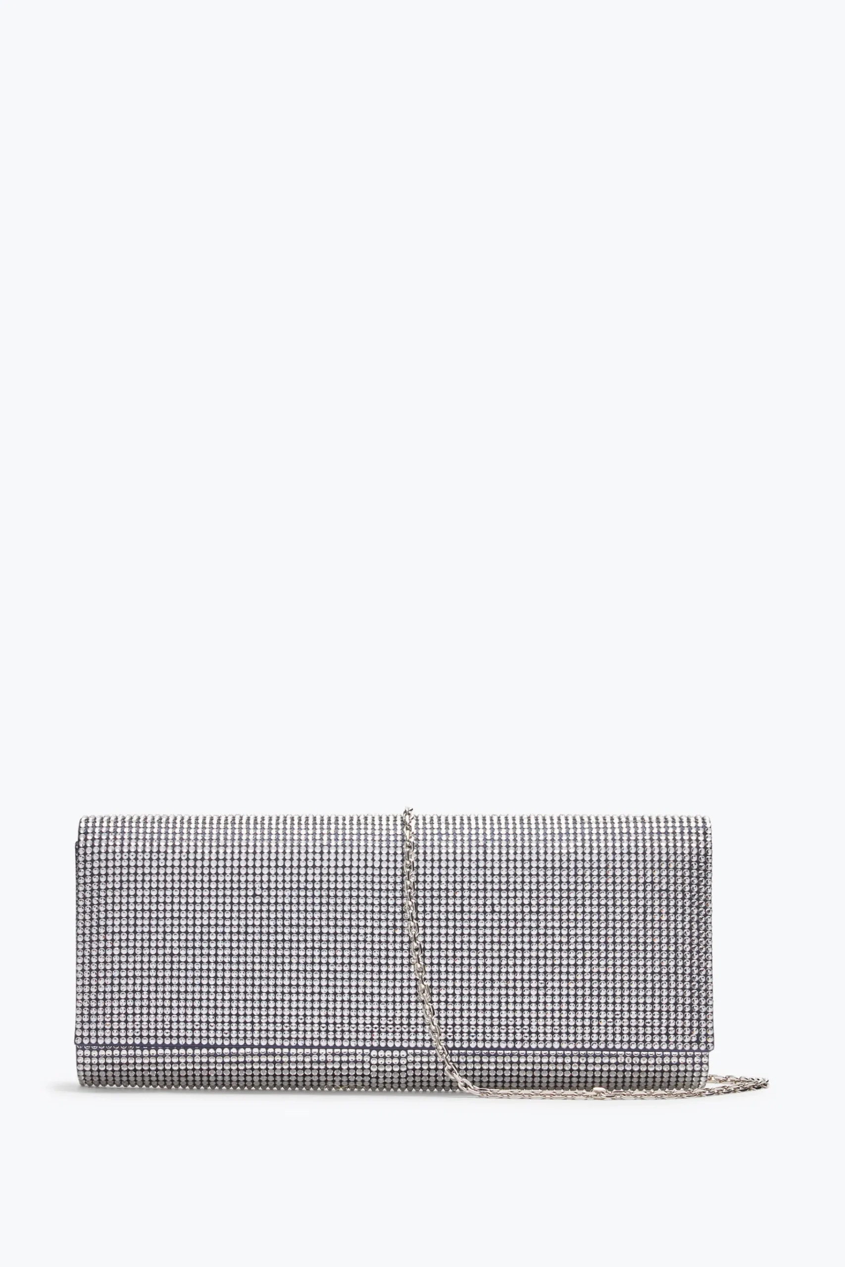 Clutch|Clutch^Rene Caovilla Clutch Zafira Con Cristalli All-Over Blu