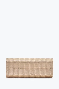 Clutch|Clutch^Rene Caovilla Clutch Zafira Con Cristalli All-Over Oro