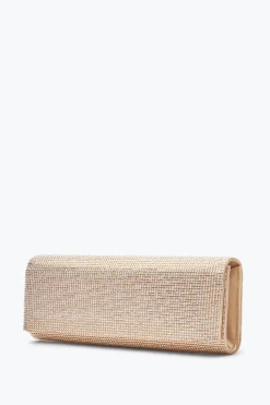 Clutch|Clutch^Rene Caovilla Clutch Zafira Con Cristalli All-Over Oro