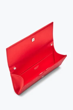 Clutch|Clutch^Rene Caovilla Clutch Zafira Rossa Con Cristalli All-Over Rosso