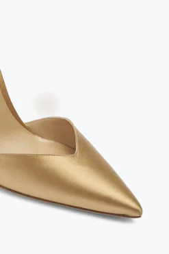 Per Le Invitate|Icone^Rene Caovilla Décolleté Cleo Champagne Con Cristalli 105 Oro