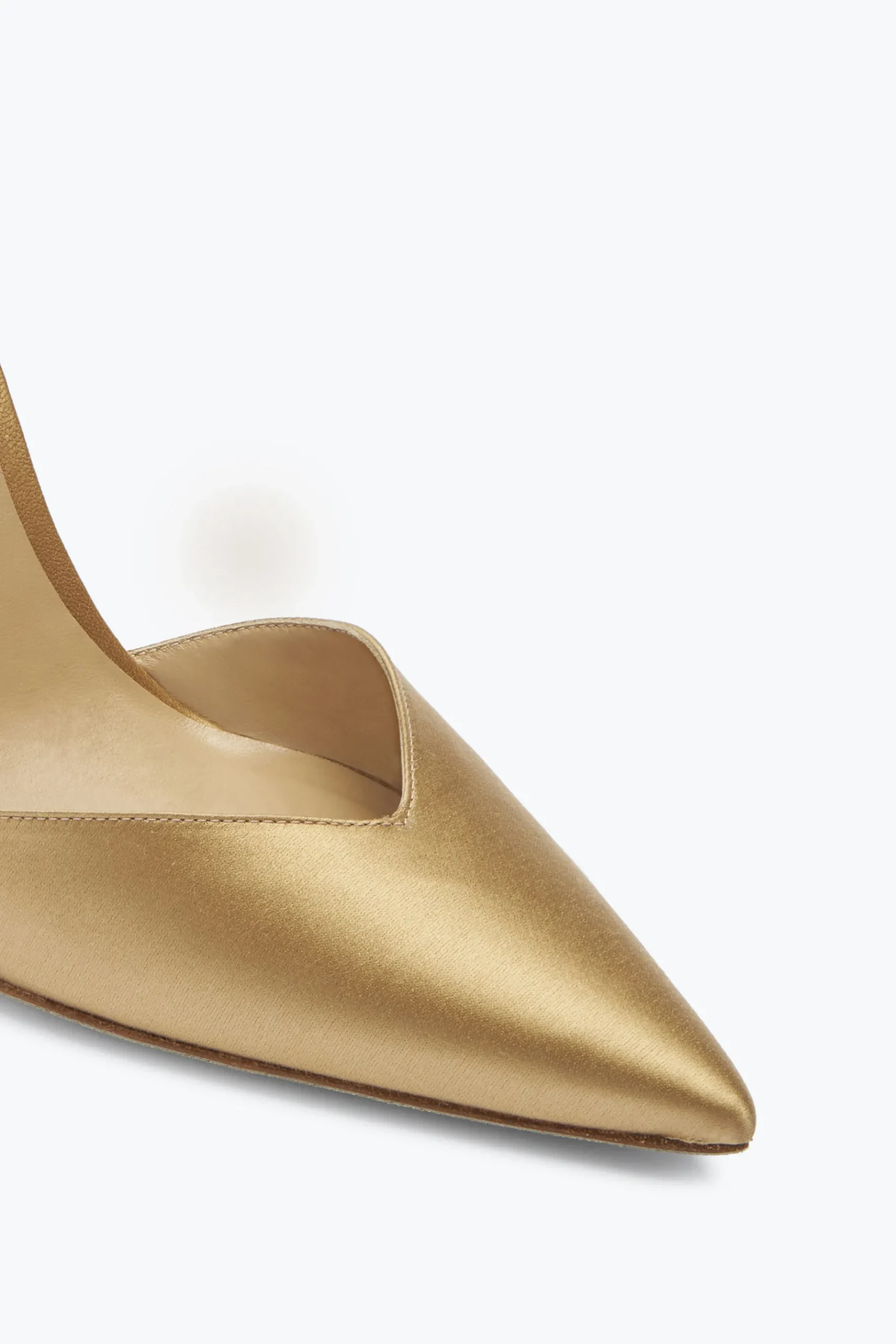 Per Le Invitate|Icone^Rene Caovilla Décolleté Cleo Champagne Con Cristalli 105 Oro