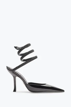 Décolleté^Rene Caovilla Décolleté Cleo Nera Con Cristalli 105 Nero