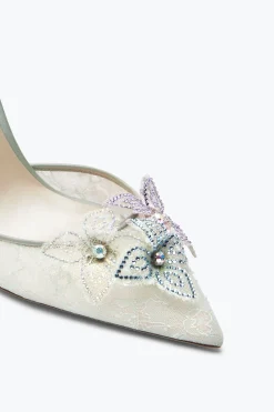 Décolleté^Rene Caovilla Décolleté Floriane 105 Azzurro Polvere