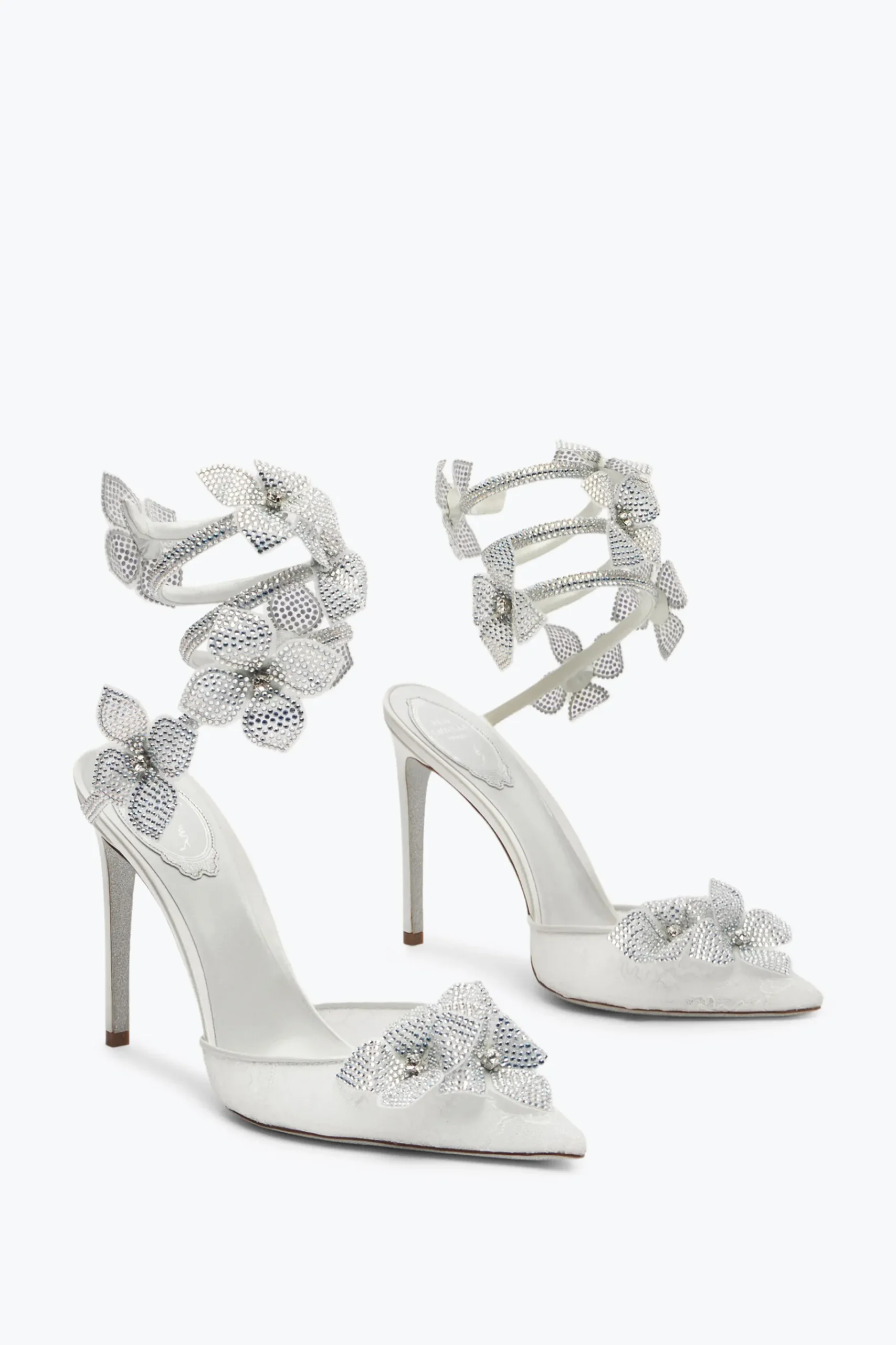 Collezione Sposa|Décolleté^Rene Caovilla Décolleté Floriane Bianca 105 Bianco
