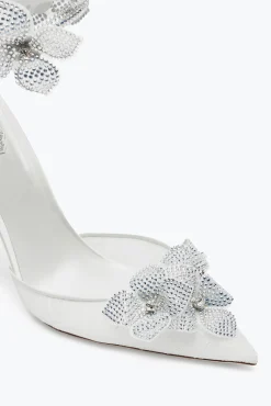 Collezione Sposa|Décolleté^Rene Caovilla Décolleté Floriane Bianca 105 Bianco