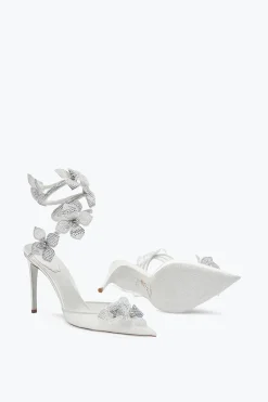 Collezione Sposa|Décolleté^Rene Caovilla Décolleté Floriane Bianca 105 Bianco
