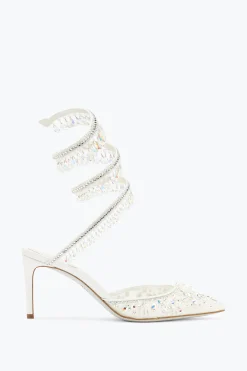 Collezione Sposa|Icone^Rene Caovilla Décolleté Gioiello Bianca Chandelier 75 Bianco