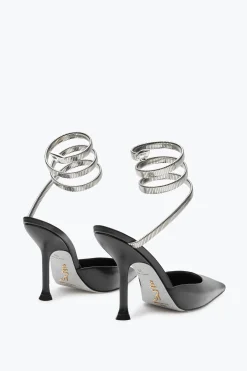 Décolleté^Rene Caovilla Décolleté Juniper Nera E Argento 105 Nero