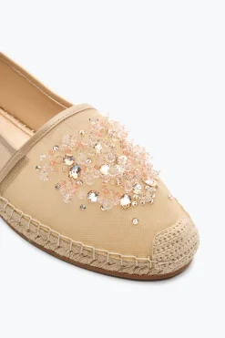Ballerine E Mocassini^Rene Caovilla ESPADRILLAS EDEN CON CRISTALLI 10 Nude