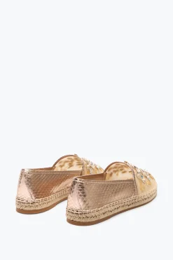 Ballerine E Mocassini^Rene Caovilla ESPADRILLAS EDEN CON CRISTALLI 10 Oro