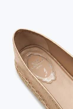 Ballerine E Mocassini^Rene Caovilla ESPADRILLAS EDEN CON CRISTALLI 10 Oro