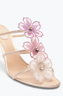 Per Le Invitate|Mule^Rene Caovilla MULE PEACH FLOWER 80 Rosa