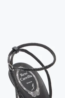 Clutch|Icone^Rene Caovilla Sandali Tacco A Spillo Ellabrita Nero