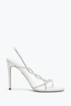 Collezione Sposa|Sandali^Rene Caovilla SANDALO BRAID AVORIO 105 Bianco