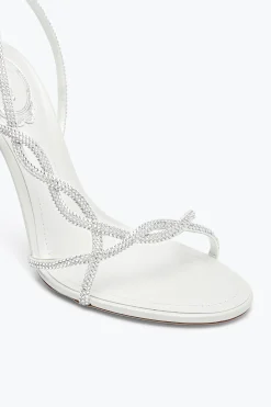 Collezione Sposa|Sandali^Rene Caovilla SANDALO BRAID AVORIO 105 Bianco