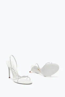 Collezione Sposa|Sandali^Rene Caovilla SANDALO BRAID AVORIO 105 Bianco