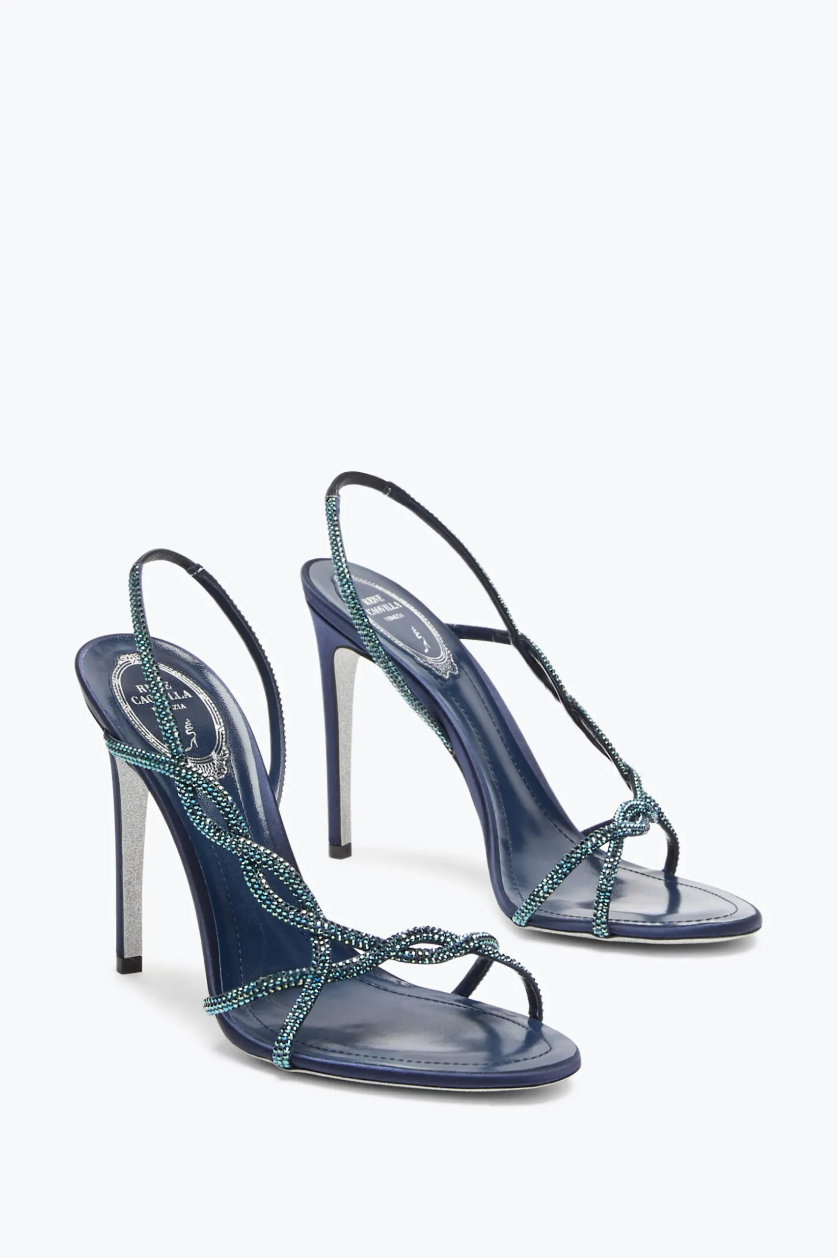 Sandali^Rene Caovilla SANDALO BRAID ELETTRICO 105 Blu