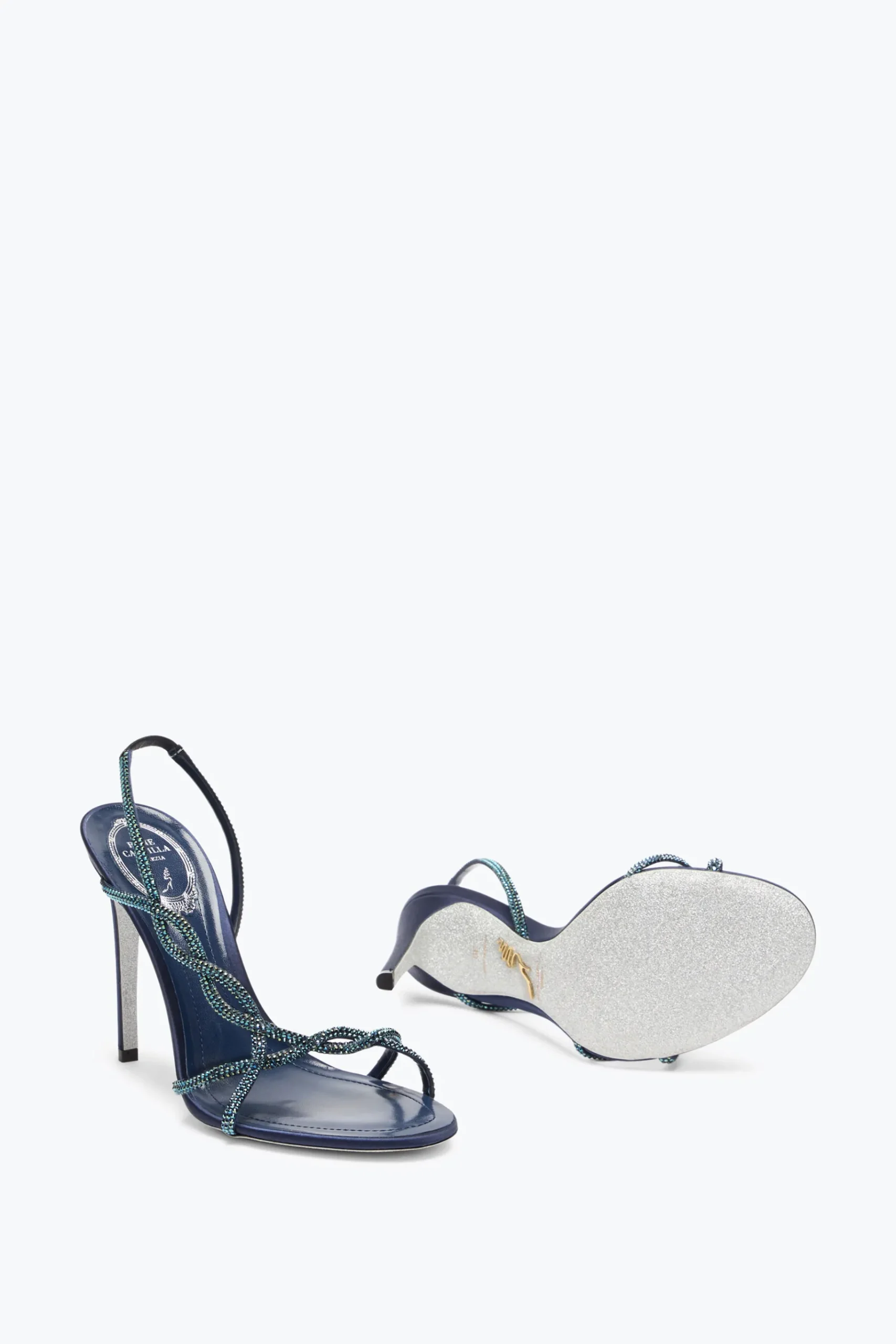 Sandali^Rene Caovilla SANDALO BRAID ELETTRICO 105 Blu