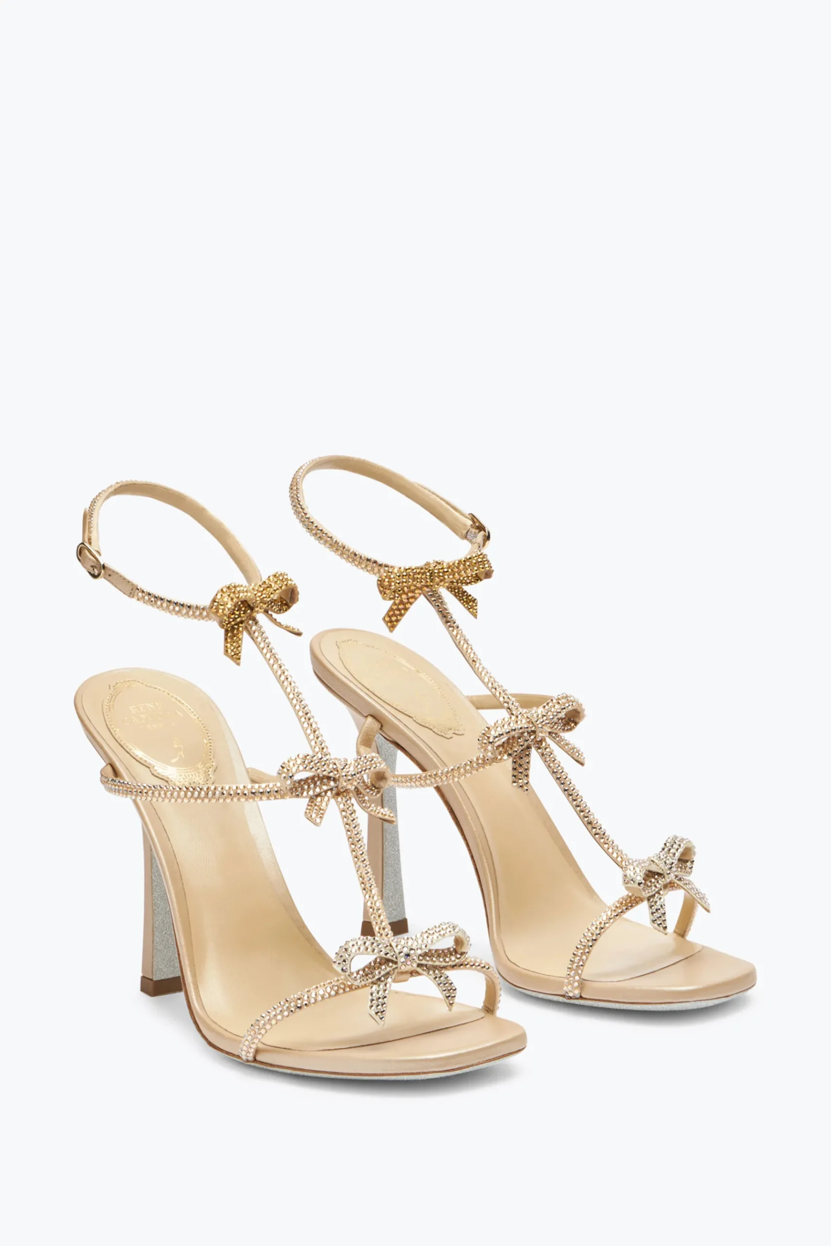 Per Le Damigelle|Sandali^Rene Caovilla Sandalo Caterina Con Cristalli 105 Beige
