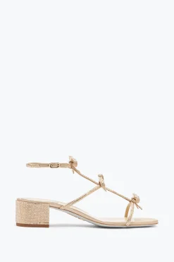 Per Le Invitate|Sandali^Rene Caovilla Sandalo Caterina Con Cristalli 35 Beige