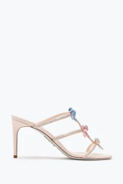 Per Le Invitate|Per Le Damigelle^Rene Caovilla Sandalo Caterina Con Cristalli Multicolor 80 Rosa