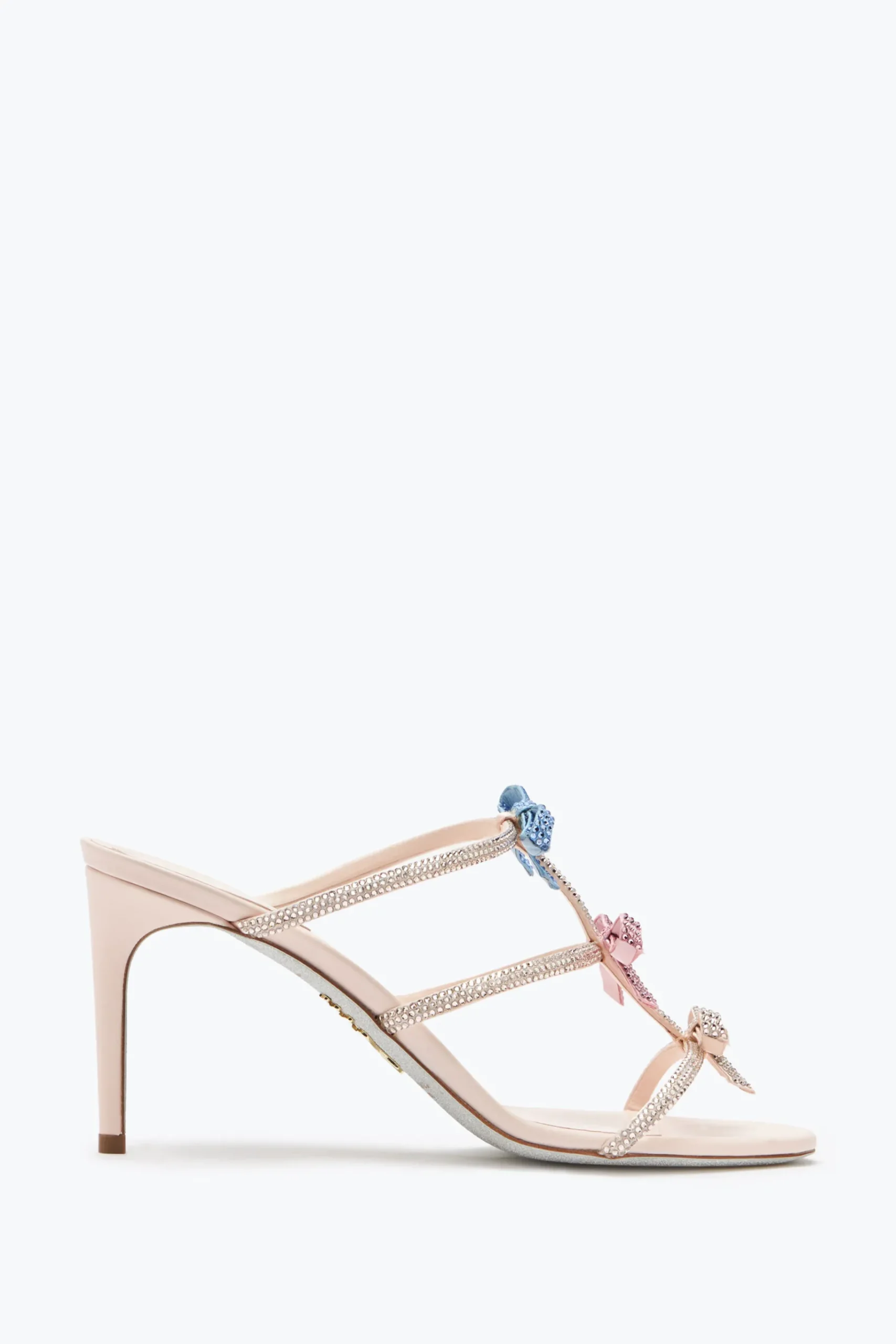 Per Le Invitate|Per Le Damigelle^Rene Caovilla Sandalo Caterina Con Cristalli Multicolor 80 Rosa