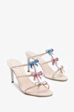 Per Le Invitate|Per Le Damigelle^Rene Caovilla Sandalo Caterina Con Cristalli Multicolor 80 Rosa