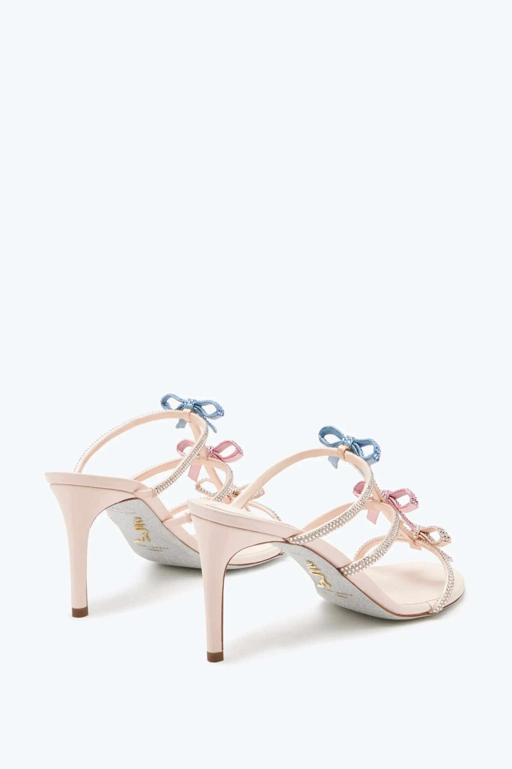 Per Le Invitate|Per Le Damigelle^Rene Caovilla Sandalo Caterina Con Cristalli Multicolor 80 Rosa