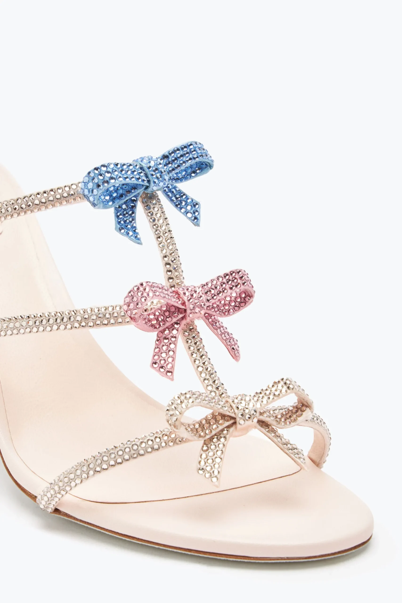Per Le Invitate|Per Le Damigelle^Rene Caovilla Sandalo Caterina Con Cristalli Multicolor 80 Rosa