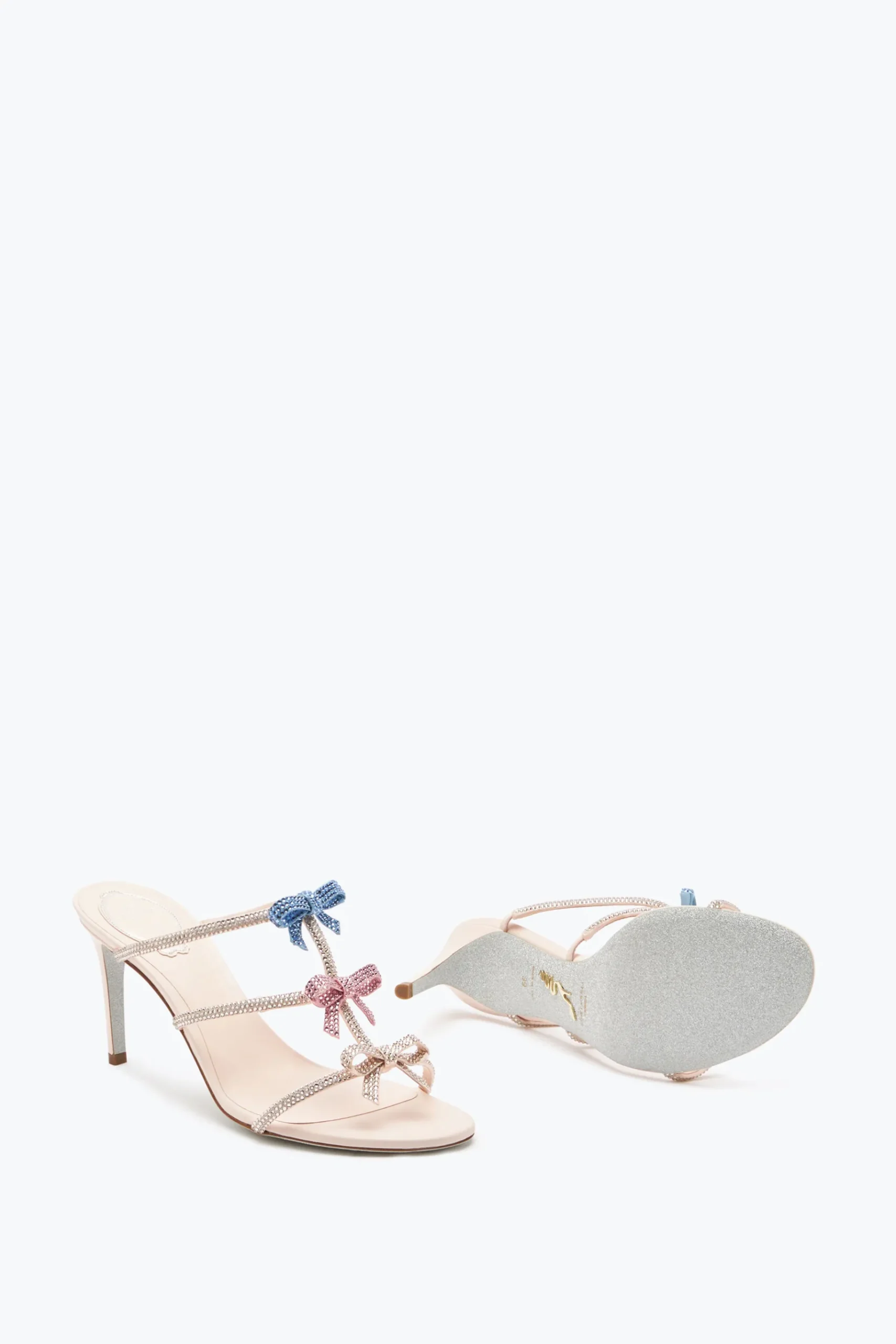 Per Le Invitate|Per Le Damigelle^Rene Caovilla Sandalo Caterina Con Cristalli Multicolor 80 Rosa