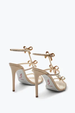 Icone|Sandali^Rene Caovilla Sandalo Caterina Con Cristalli 105 Miele