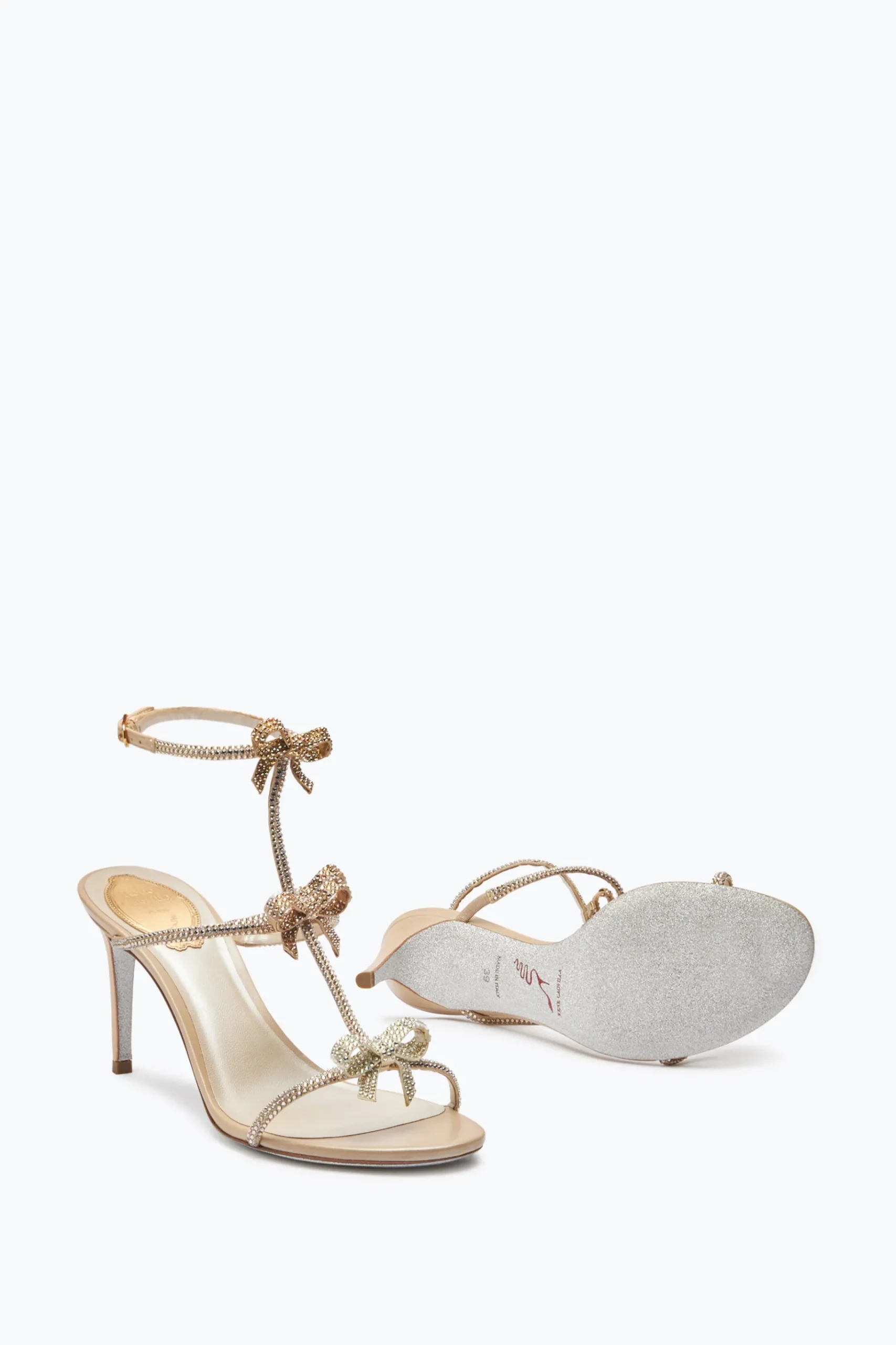 Per Le Damigelle|Sandali^Rene Caovilla Sandalo Caterina Oro 80 Beige
