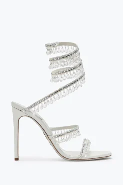 Collezione Sposa|Icone^Rene Caovilla Sandalo Chandelier 105 Avorio