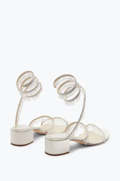 Collezione Sposa|Icone^Rene Caovilla Sandalo Chandelier 40 Avorio