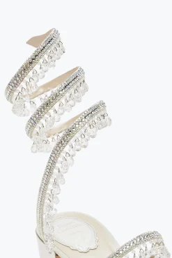 Collezione Sposa|Icone^Rene Caovilla Sandalo Chandelier 40 Avorio