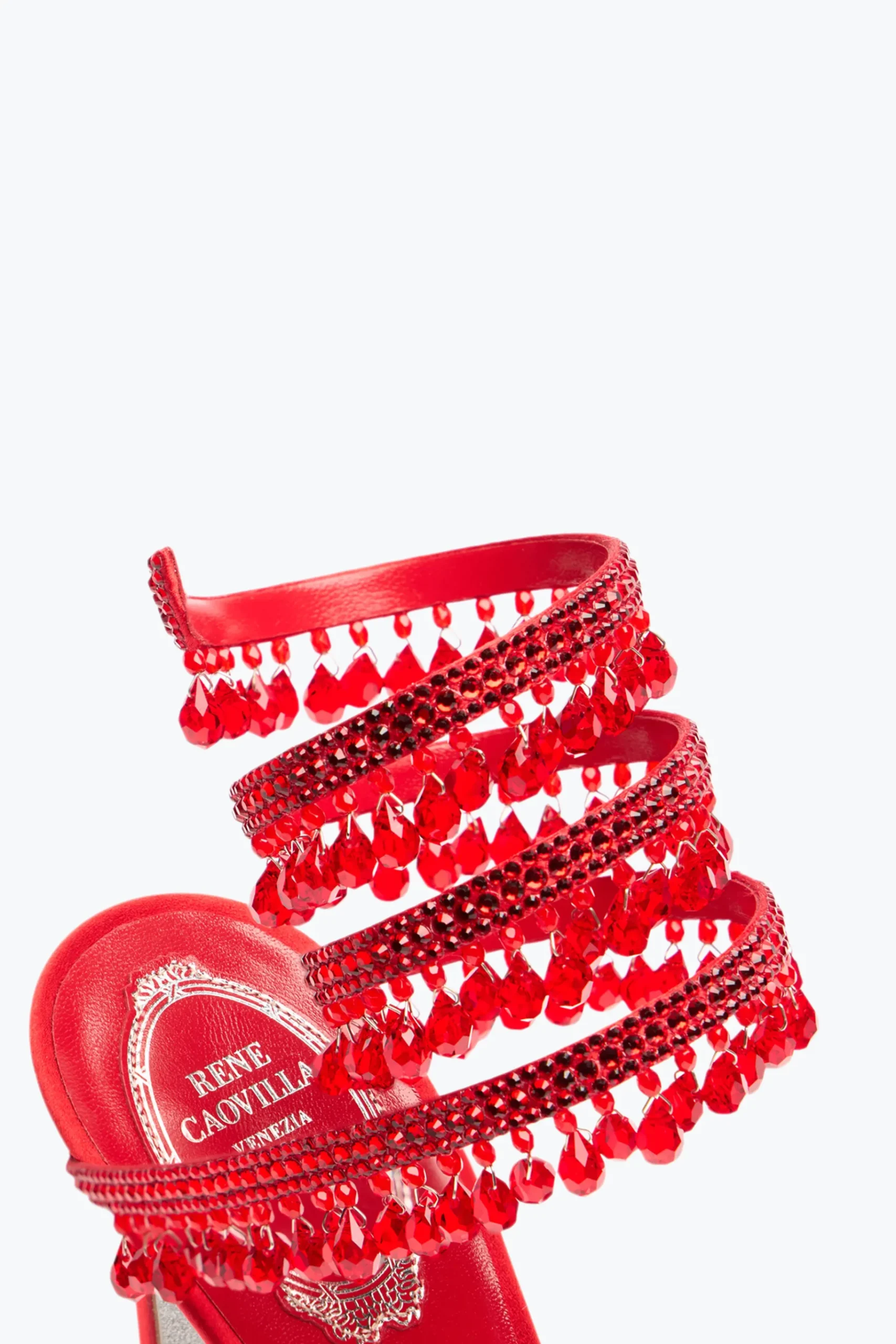 Sandali^Rene Caovilla SANDALO CHANDELIER 105 Rosso