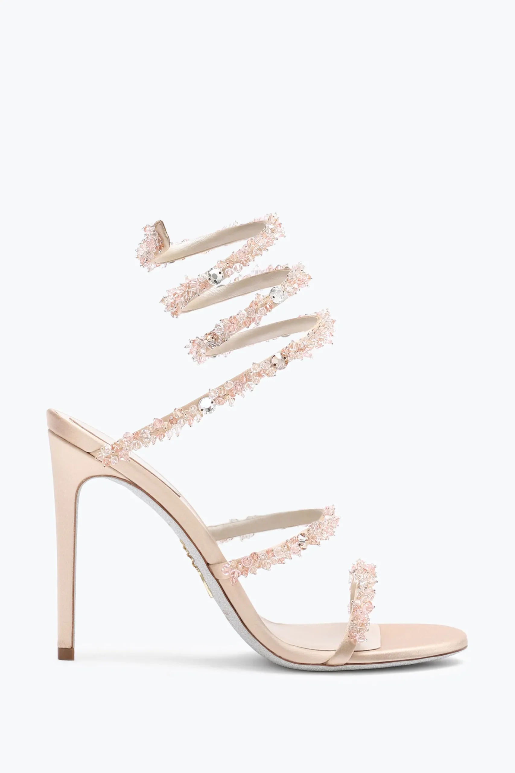 Per Le Invitate|Sandali^Rene Caovilla Sandalo Cinderella Con Serpente 105 Nude