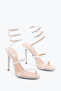 Per Le Invitate|Sandali^Rene Caovilla Sandalo Cleo Metallizzato 105 Argento