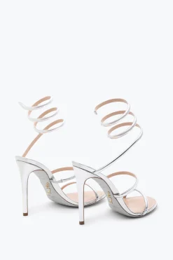 Per Le Invitate|Sandali^Rene Caovilla Sandalo Cleo Metallizzato 105 Argento